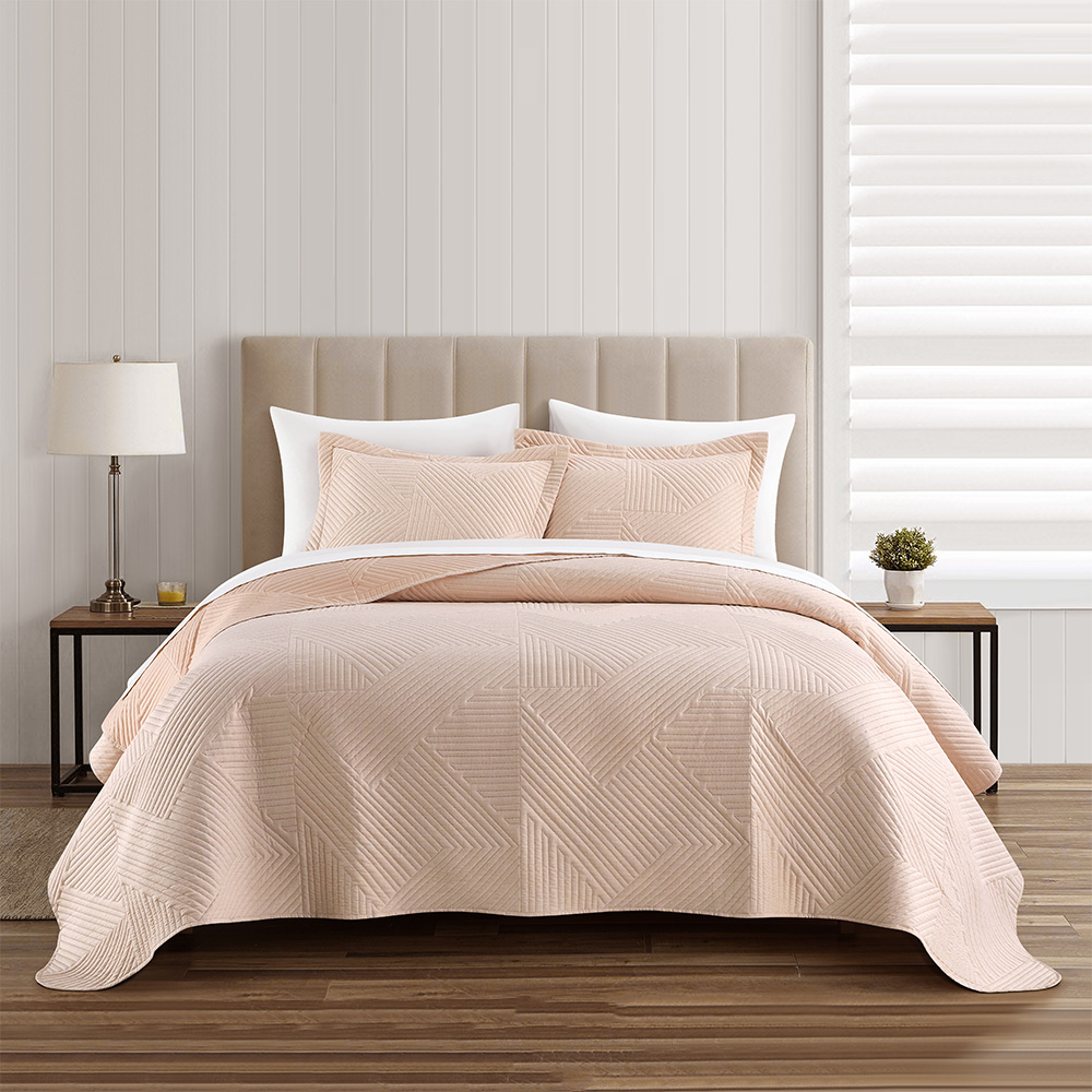 100% polyester kationisk mikrofiber ultralyds sengetæppe