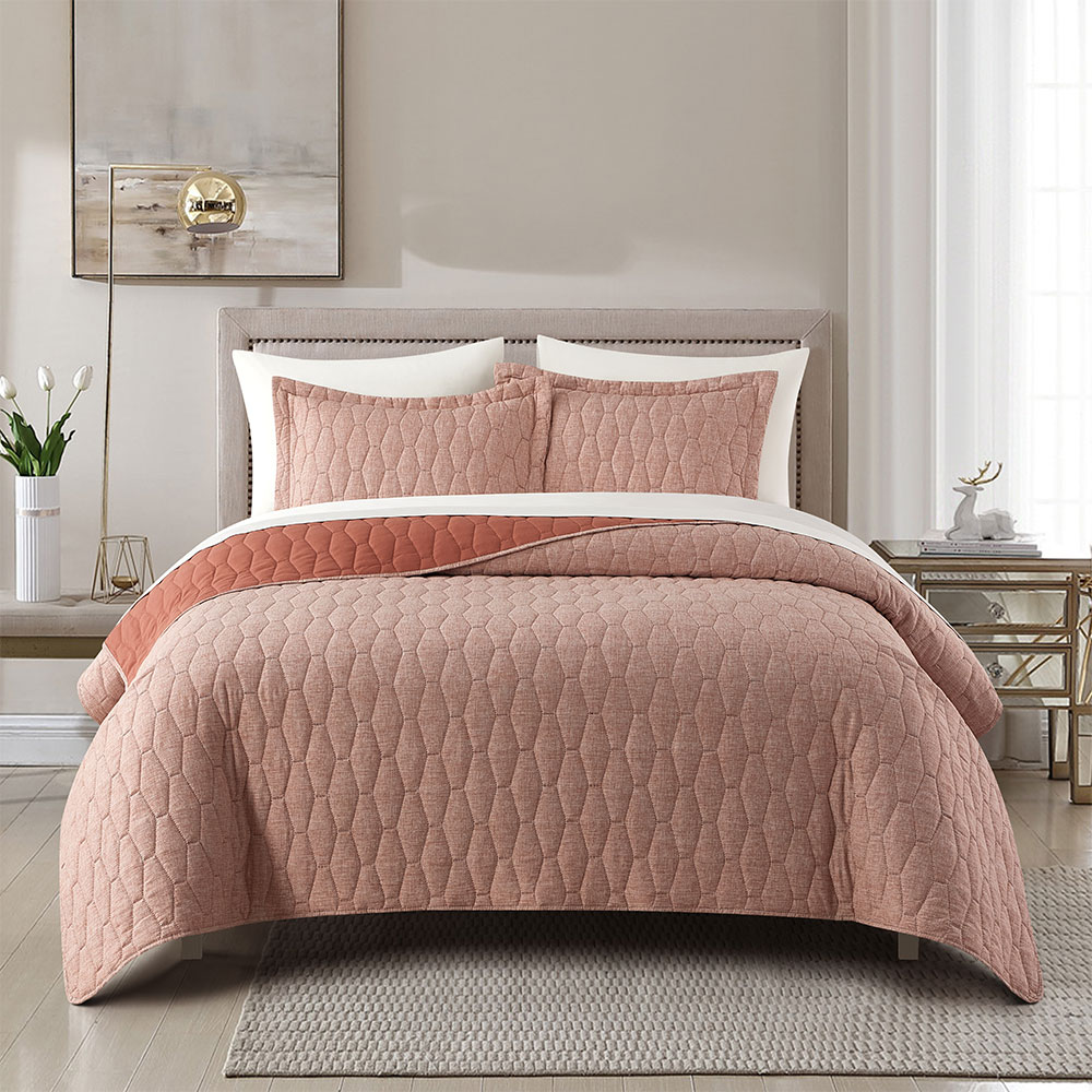 100% polyester kationisk mikrofiber ultralyds sengetæppe