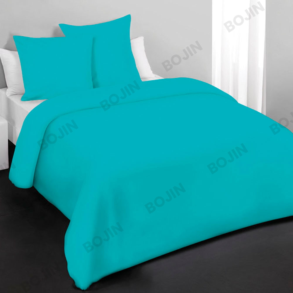 2-3 stk 100% polyester Gul Dobbeltdyne mikrofiberdyne solid sengesæt
